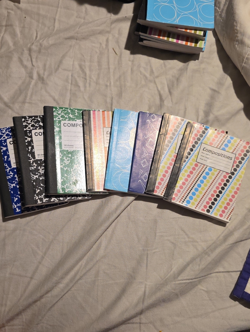 Assorted Composition Mini Notebooks - Multicolor Covers